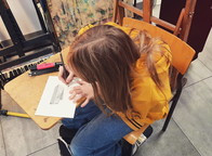 Zajęcia z rysunku w WSR - XII 2025 r. - fot. Grzegorz Rusinek